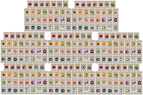 Set 248 of Premium Variety Flower Seed Packets - Heirloom Non-GMO and Proudly Sourced in the USA (248) by FreedomFarms