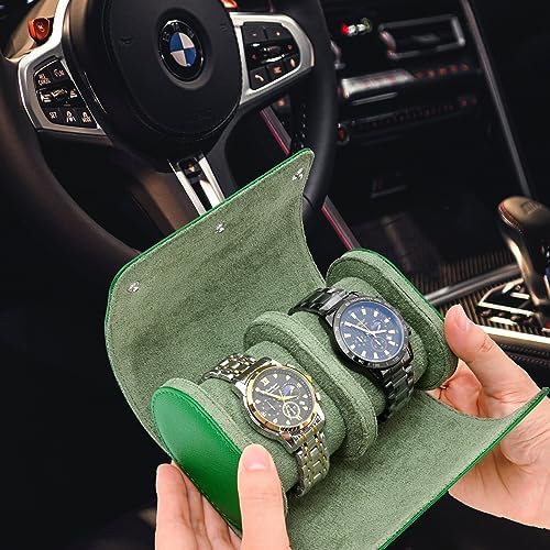 Watch Roll Travel Case for Men and Women- 2 Watch Storage and Organizer - Image 7