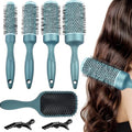 Round Brush Set&Paddle Hair Brush Design for BlowDrying Heat Styling by Aozzy