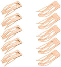 Chinco Cream 24 Pcs Double Grip Hair Metal Snap Clips,2 Inch by Chinco