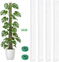Plastic Moss Pole for Monstera and Climbing Plants, 4Pcs 36" Plant Poles by Unknown