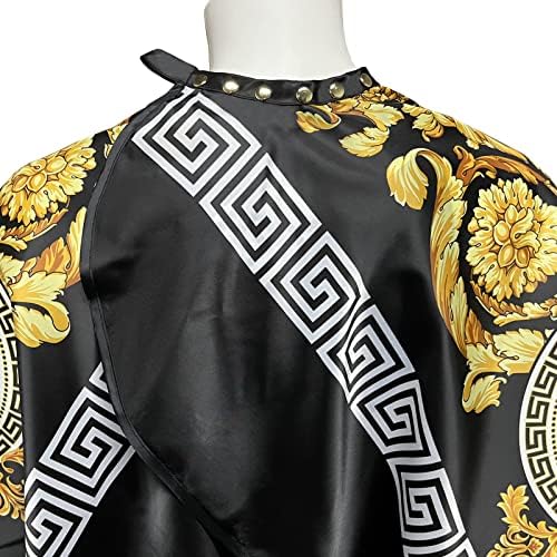 Barber Capes for Men Hair Cutting Salon Capes with Snaps Hairdresser Gown Stylist Cape- 63”× 56” - Image 2