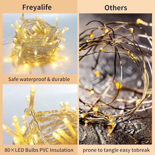 Freyalife Fake Vines for Room Decor(24Pack168Ft),with CE Certified 160 LED String Lights,Artificial Plant Ivy for Aesthetic Home Bedroom Wall Wedding Party Office Patio Indoor, Outdoor Garden Décor - Image 7