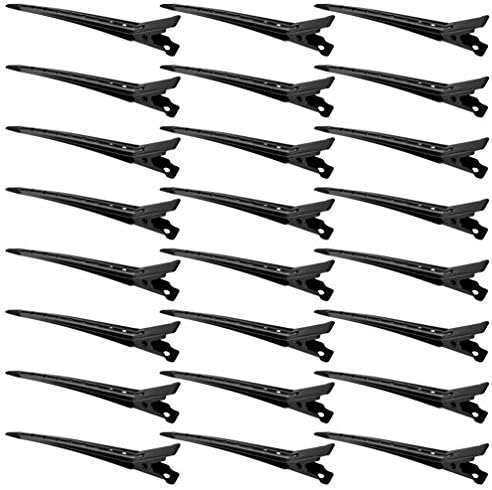 Bantoye 24 Packs Duck Bill Clips 3.35 Inch Metal Alligator Clip, Black by BlackDiamond