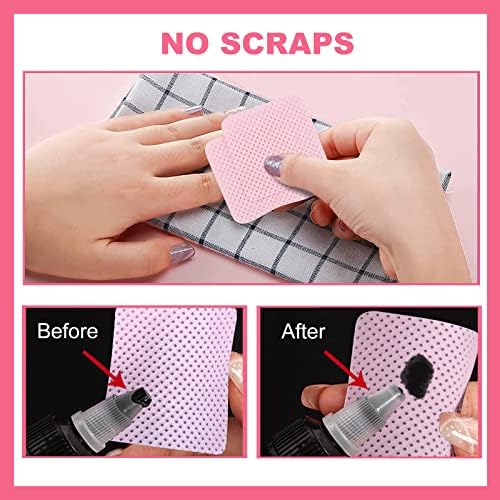 NXJ INFILILA 540PCS Lint Free Nail Wipes for Nail Polish Remover,Nail Prep - Image 4