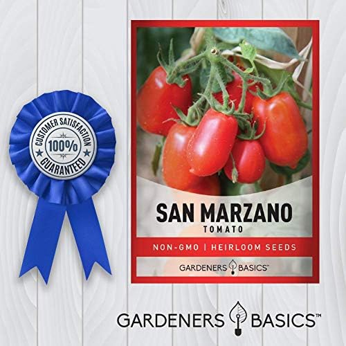 Gardeners Basics, San Marzano Tomato Seeds for Planting Heirloom Non-GMO Seeds for Home Garden Vegetables Makes a Great Gift for Gardening - Image 6