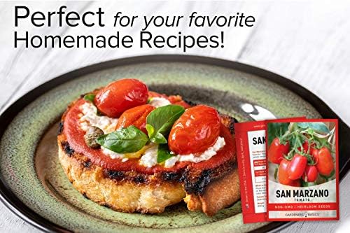 Gardeners Basics, San Marzano Tomato Seeds for Planting Heirloom Non-GMO Seeds for Home Garden Vegetables Makes a Great Gift for Gardening - Image 5