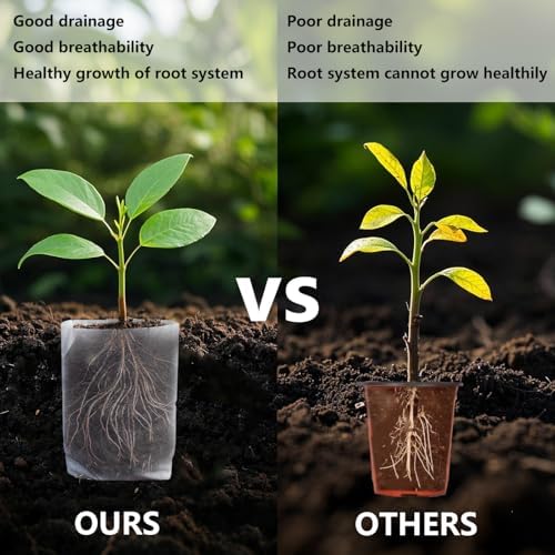 Belit Large Non-Woven Plant Nursery Bags, 30 Pcs Grow Bags Seedling Pots Container for Tree,Vegetable, Flower, Plant Grow (12.6"x13.4") - Image 3