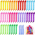 40 Pcs Heatless Spiral Curlers Kit No Heat Curlers Tools for Women by Yilloog
