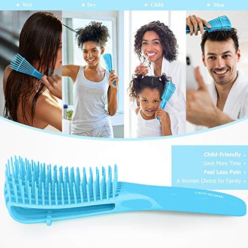 URTHEONE Detangling Brush for Black Natural Hair, 3A-4C Curly Afro Brush - Image 6