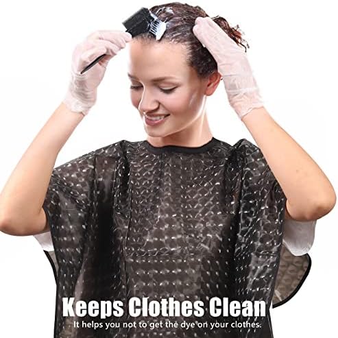 Short Waterproof Hair Dye Cape, Salon Cover for Hair Color,Shampoo - Image 2