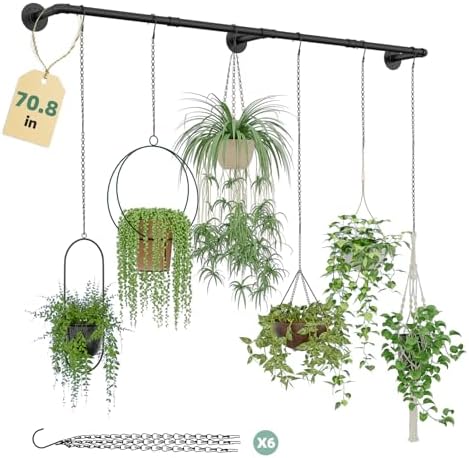Galood Plant Hanger Indoor with 6 Hanging Chains Hanging Planters by Bamworld