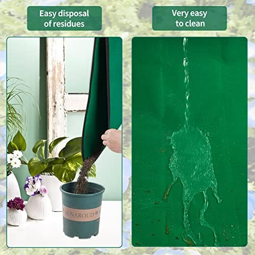 Extra Large Repotting Mat for House Plants Transplanting and Dirt Control Portable Potting Tray Waterproof Potting Mat for Indoor Plants Succulent Gardening Mat Plant Gift for Plant Lovers - Image 6
