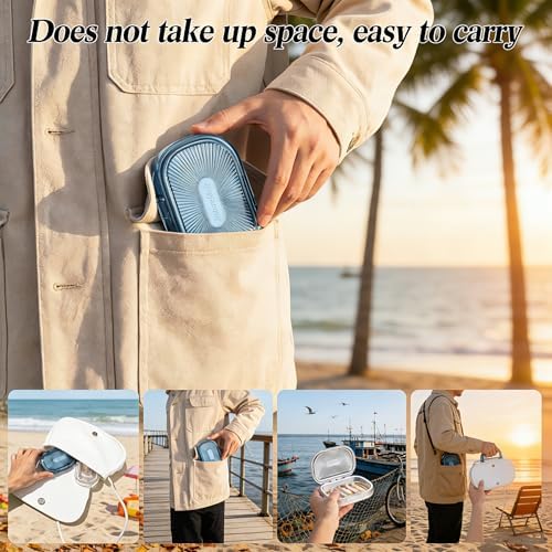 Travel Qtip Holder with Lid,4 Pcs Portable Swab Container,Brown - Image 5