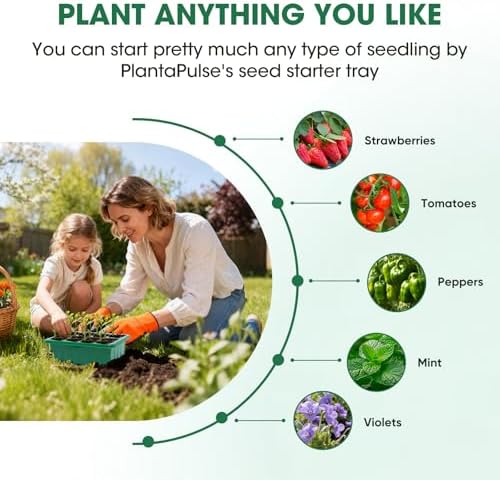 Seed Starter Kit With Humidity Dome, 5 Packs 60-Cell Trays, PlantaPulse - Image 5