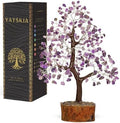 YATSKIA Amethyst Tree of Life Crystal Bonsai, Unique Gifts for Women, Mom & Family, Handmade Gemstone Tree, Boho Room, Shelf & Office Desk Decor, Birthday Gifts by YATSKIA