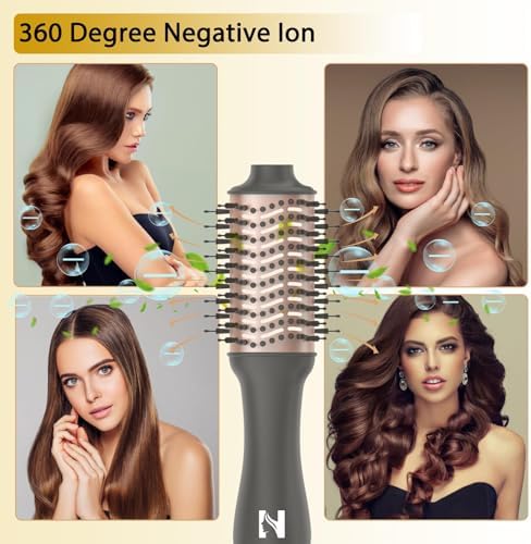 Nicebay Hair Dryer Brush with Display Screen, Anti-Frizz Styler Volumizer - Image 3