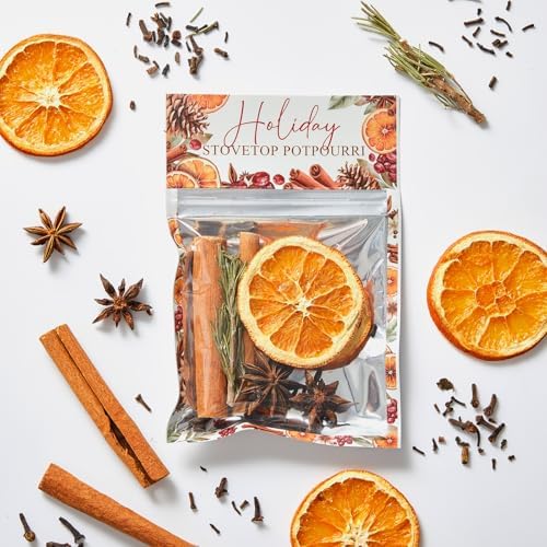 84 Pcs Christmas Simmer Pot Stovetop Potpourri 30G Orange Spice - Image 3