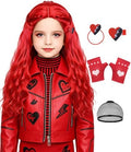 Mildiso 5pcs Kids Red Braided Princess Wig Girls Halloween Costume M153 by Mildiso