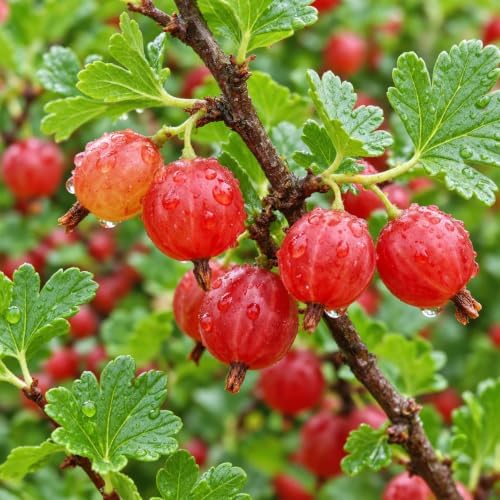 Jahns Prairie Gooseberry Plant - 6-12" Tall Live Plant by Unknown