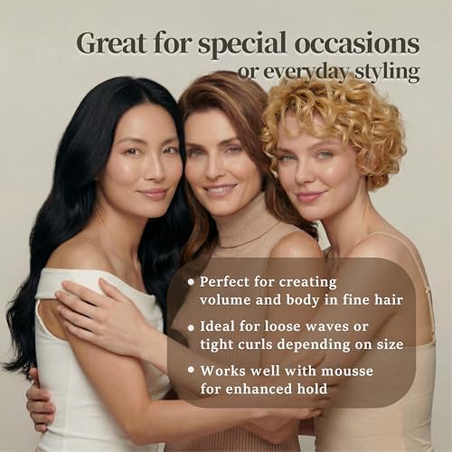 18pcs Ceramic Thermal Hair Rollers,Curlers for Long Medium Short Hair - Image 6