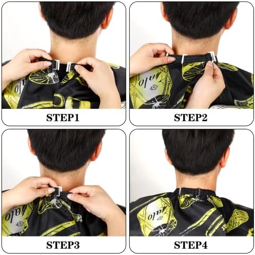 FEBSNOW 3Pcs Hair Cutting Cape, Professional Barber Salon Cape for Adults - Image 4