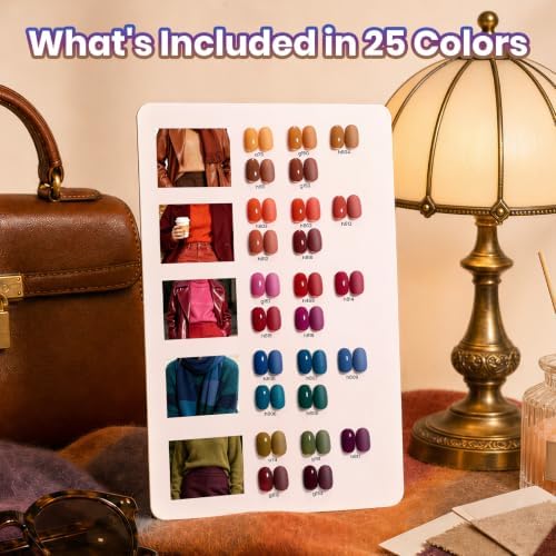 Beetles Fall Gel Polish Set, Fall Passage Collection, 25 Autumn Colors - Image 3