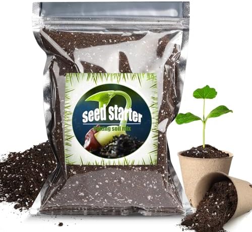 Doter Organic Seed Starter Premium Potting Soil Mix 1qt, All Natural Seed Starter Mix for Fast Germination and Vigorous Seedlings with Strong Root Systems by Todobetter