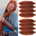 30 Inch Pre-Separated Springy Afro Twist Hair 8 Packs Ginger Pre-Fluffy Natural Curls are Perfect for Marley Crochet Hair Suitable for Black Women (350#, 30 Inch (Pack of 8)) by Celie