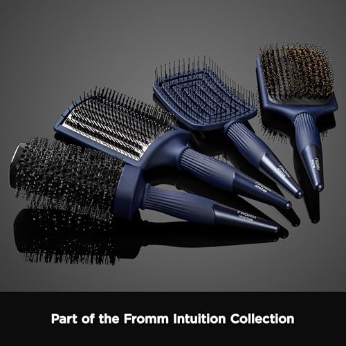 Fromm Intuition Flexer Vent Brush, Flexible Wet & Dry Detangling Hairbrush for Breaking Up Curls, Scalp Massage, & Reducing Breakage, Vented Easy to Clean Design & Ball-Tipped Pins for All Hair Types - Image 5