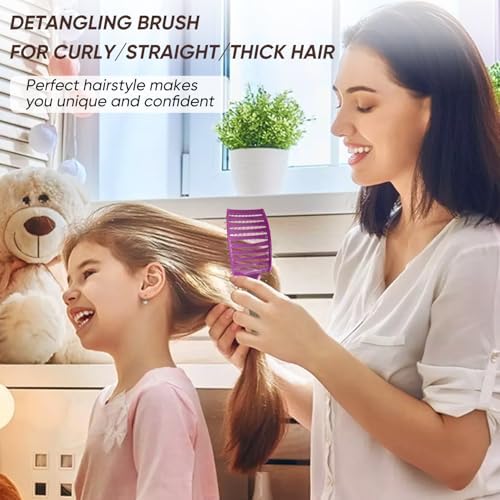 Hair Brush for Wet & Dry Hair, Detangler Brush for Women & Men - Image 5