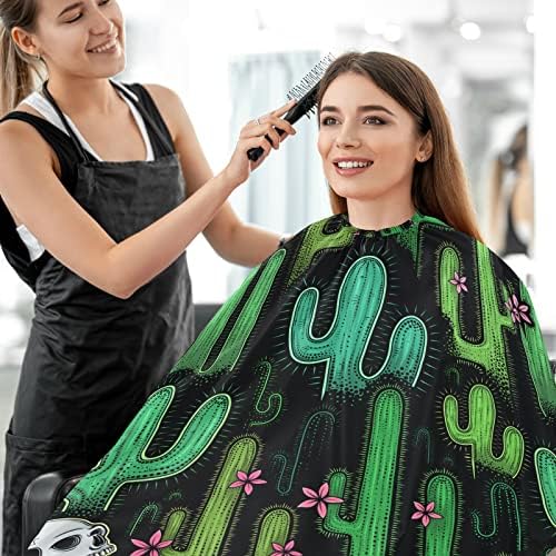 Barber Capes Polyester Hair Cutting Salon Cape with Snaps Beard Bib Hairdresser Gown Stylist Cape For Men Women - Image 4