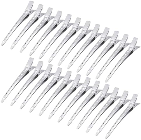 Bantoye 24Packs Duck Bill Clips 3.35Inch Metal Alligator Clip, Matte Silver by BlackDiamond