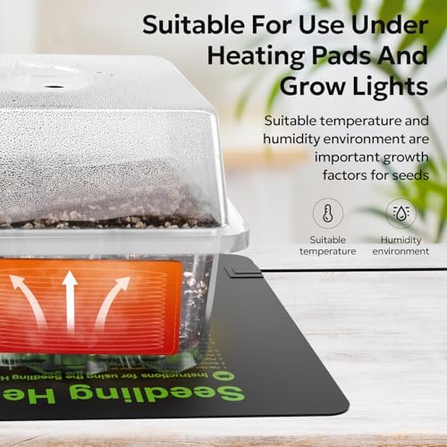 MIXC 10 Pack Seed Starter Tray, 120-Cell Stater Kit with Humidity Dome - Image 2