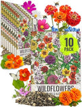 Seed Needs Hummingbird and Butterfly Seed Mix 10 Bulk Packs (1 Ounce Each) by SeedNeeds