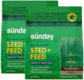 Sunday Sun & Shade Grass Seed + Lawn Fertilizer, 2-Pack by SundayYardandGarden
