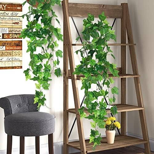 RECUTMS Fake Vines Artificial Hanging Ivy Vines Plants for Room Decor 4Pcs - Image 6