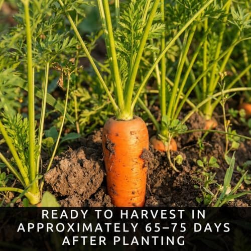 Scarlet Nantes Carrot Seeds for Planting | Sweet Crisp Roots | 100 Seeds - Image 6
