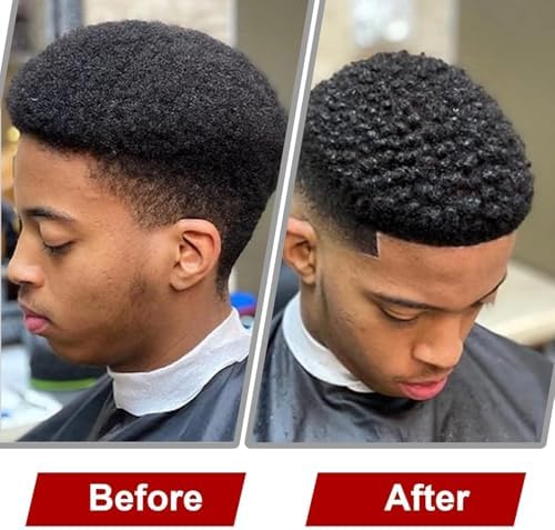 2 Pcs Afro Twist Set: Upgrade Hair Sponge and Comb for Men/Women Curls, Barber & Personal Styling - Image 4