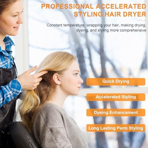 Elitzia 1000W Hooded Hair Dryer with Timer & Temp Control for Salon - Image 5
