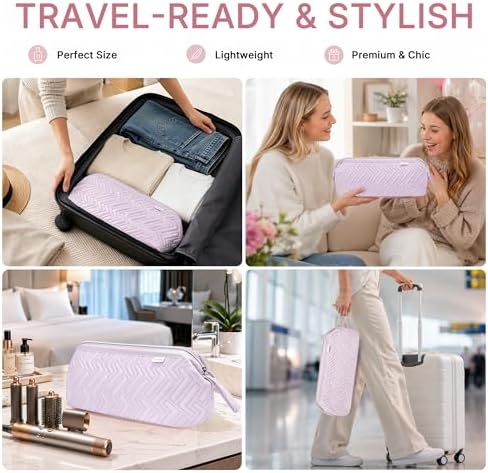Leudes Hair Dryer Tools Travel Bag for Shark Flex Style Case Air Wrap - Image 6