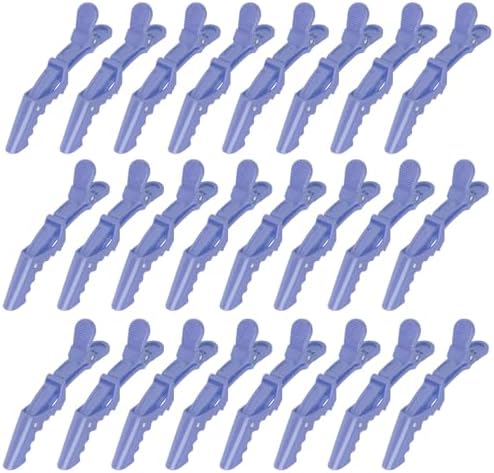 Ondder 24 Pack Alligator Hair Clips, 4.5 inch Clips for Hair Sectioning, Hair Styling Accessories for Women Men Girls Teens, Dark Purple by Ondder