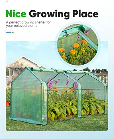 Quictent Mini Greenhouse for Indoor Outdoor, Portable Quick-Setup Tabletop - Image 6
