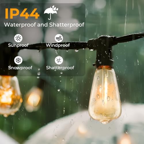 GvvooHome 24 Pack ST38 Replacement Bulbs for Outdoor String Lights, 2700K - Image 4