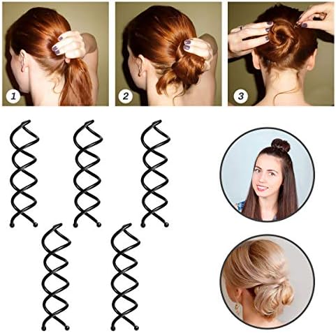 Winkeyes Hair Styling Set - DIY Hair Braiding Tool Kit with Hair Modelling Accessories for Simple and Fast Spiral Braids - Image 3