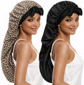 DEMAZALO Silk Long Bonnet for Braids & Curly Hair, Silk Satin Bonnet for Sleeping, Extra Large Bonnets for Women Braid by Demazalodirect