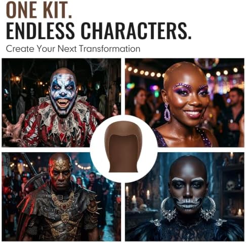 Leelosp Latex Bald Cap Kit for Adults Wig Cap Spirit Gum Kit - Image 6