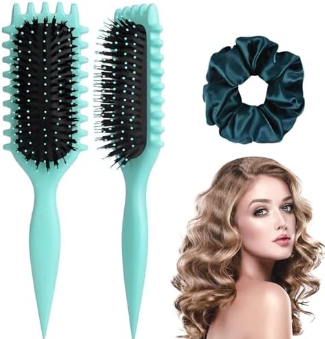 Curly Hair Brush,2025 Curly Hair Products Curl Defining Brush, Bounce Defining Hair Shaping for Women Men by Unknown