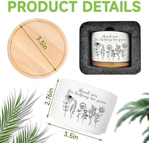 Thank You Gifts for Teacher, Succulent Plant Pot (Plants Not Included) - Image 5