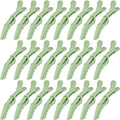 Ondder 24 Pack Alligator Hair Styling Clips - Large Green Hair Clips for Styling, Sectioning, Professional Salon Use by Ondder